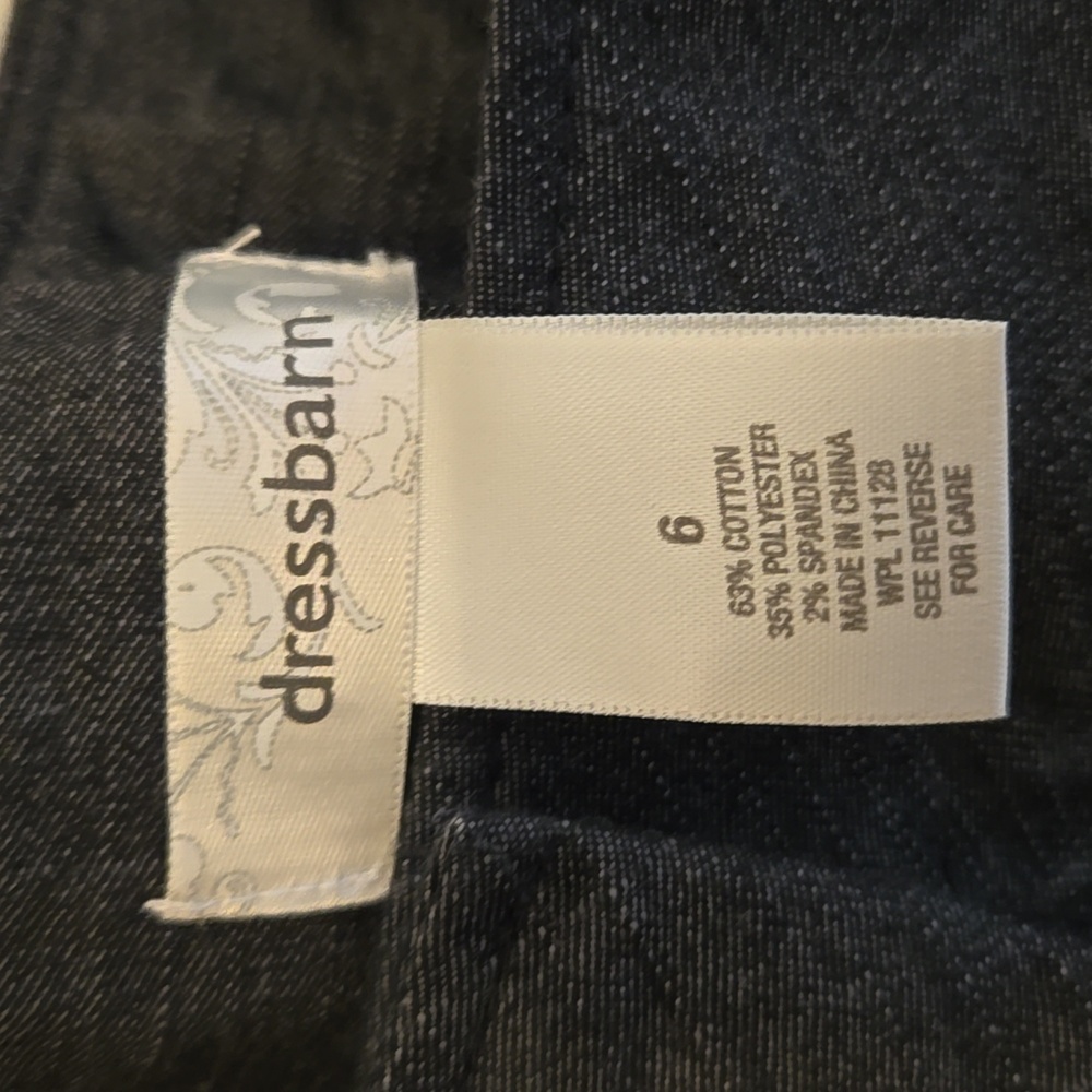 Dressbarn Womens Pantsuit Black Size S/6 - Picture 9 of 11